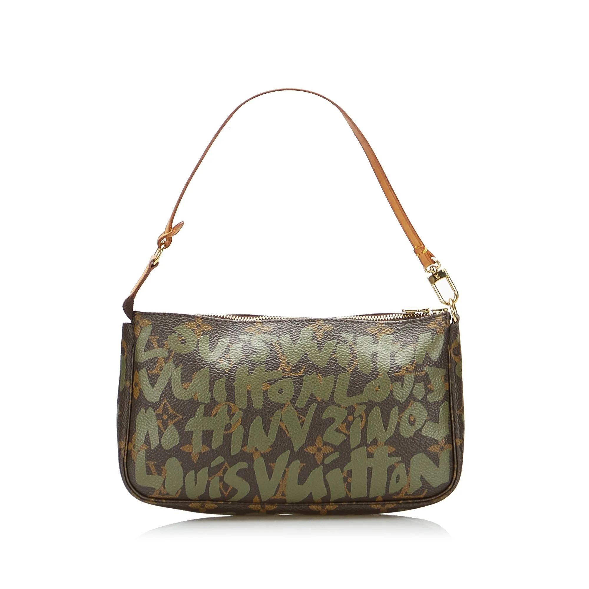 Louis Vuitton x Stephen Sprouse Pochette Accessoires Green Graffiti Monogram Canvas