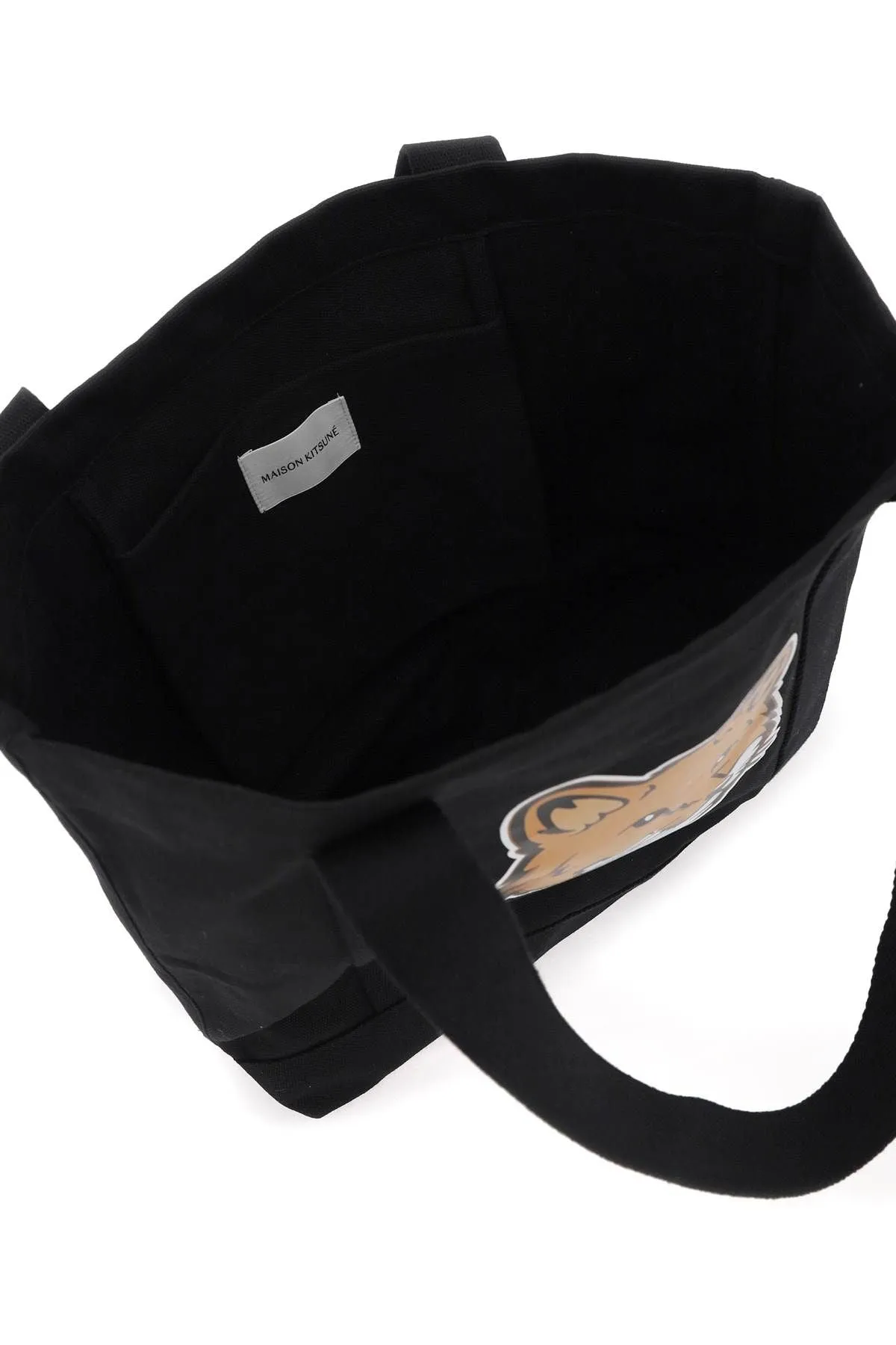 Maison Kitsune Fox Head Tote Bag