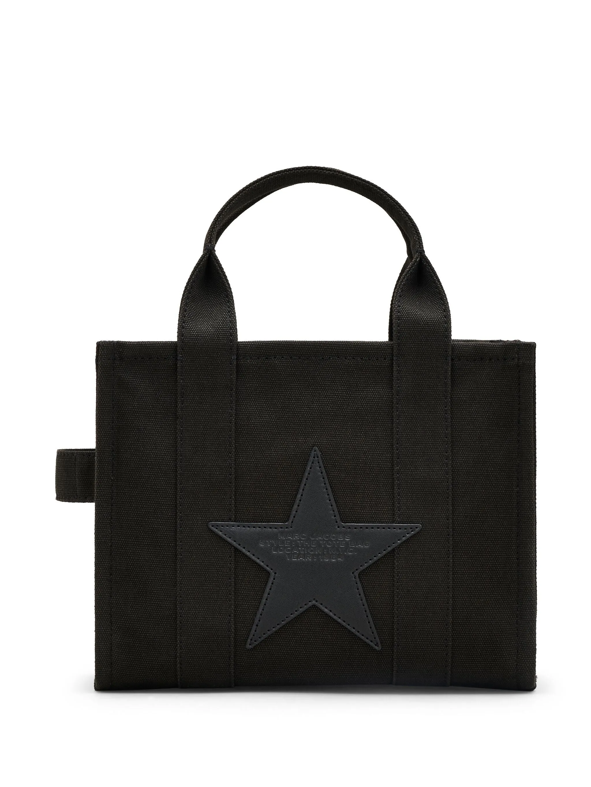 Marc Jacobs Black Canvas Logo Print Bag