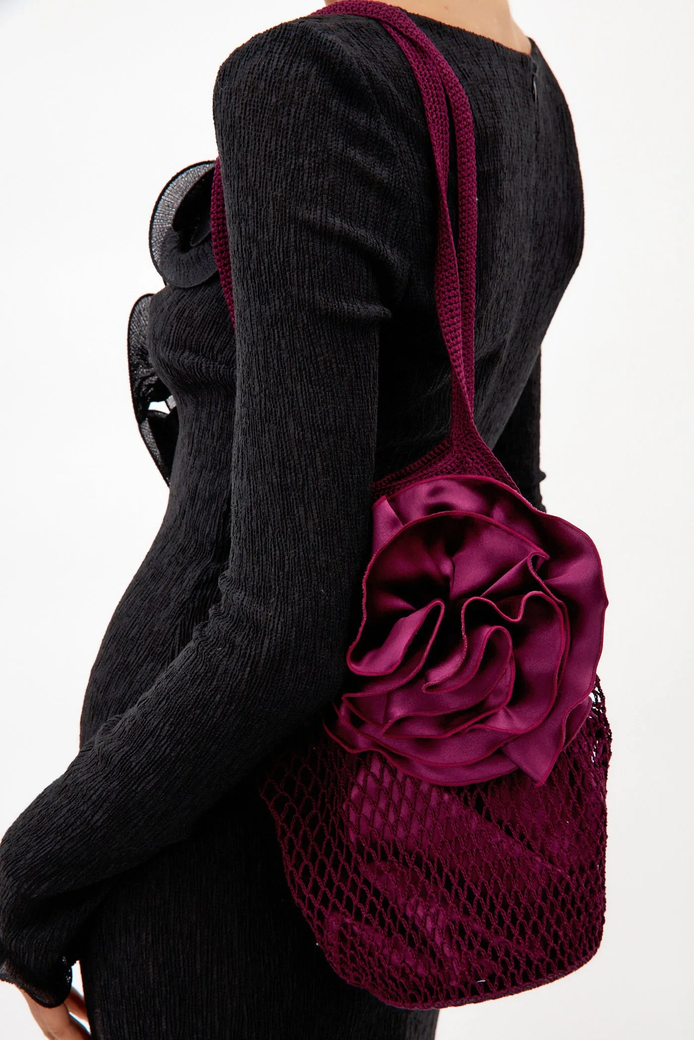 Medium Aubergine Devana Bag