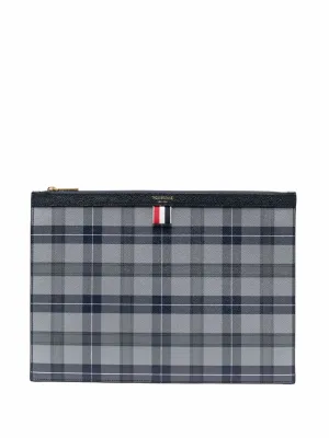 medium document Great deal Cost-efficient tartan-print holder