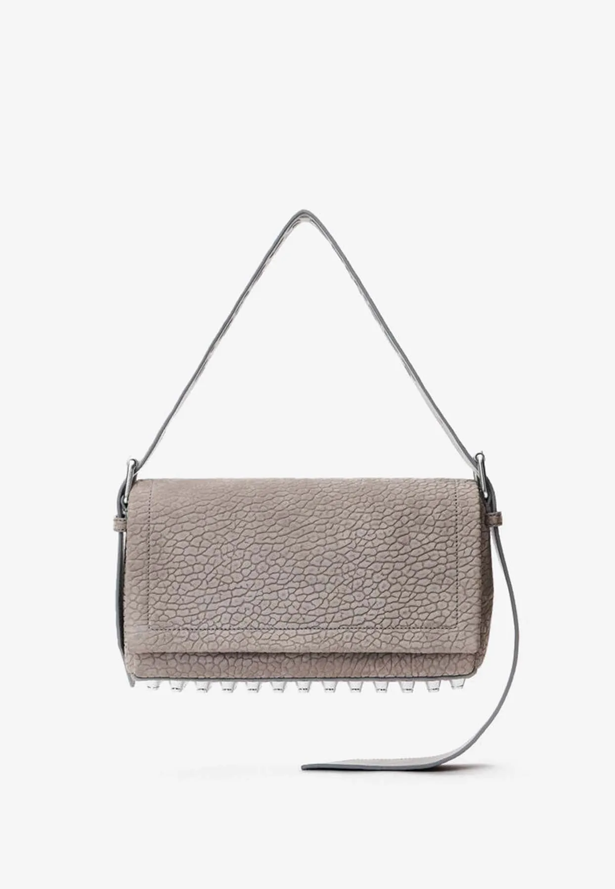 Medium Ricco Nubuck Leather Crossbody Bag