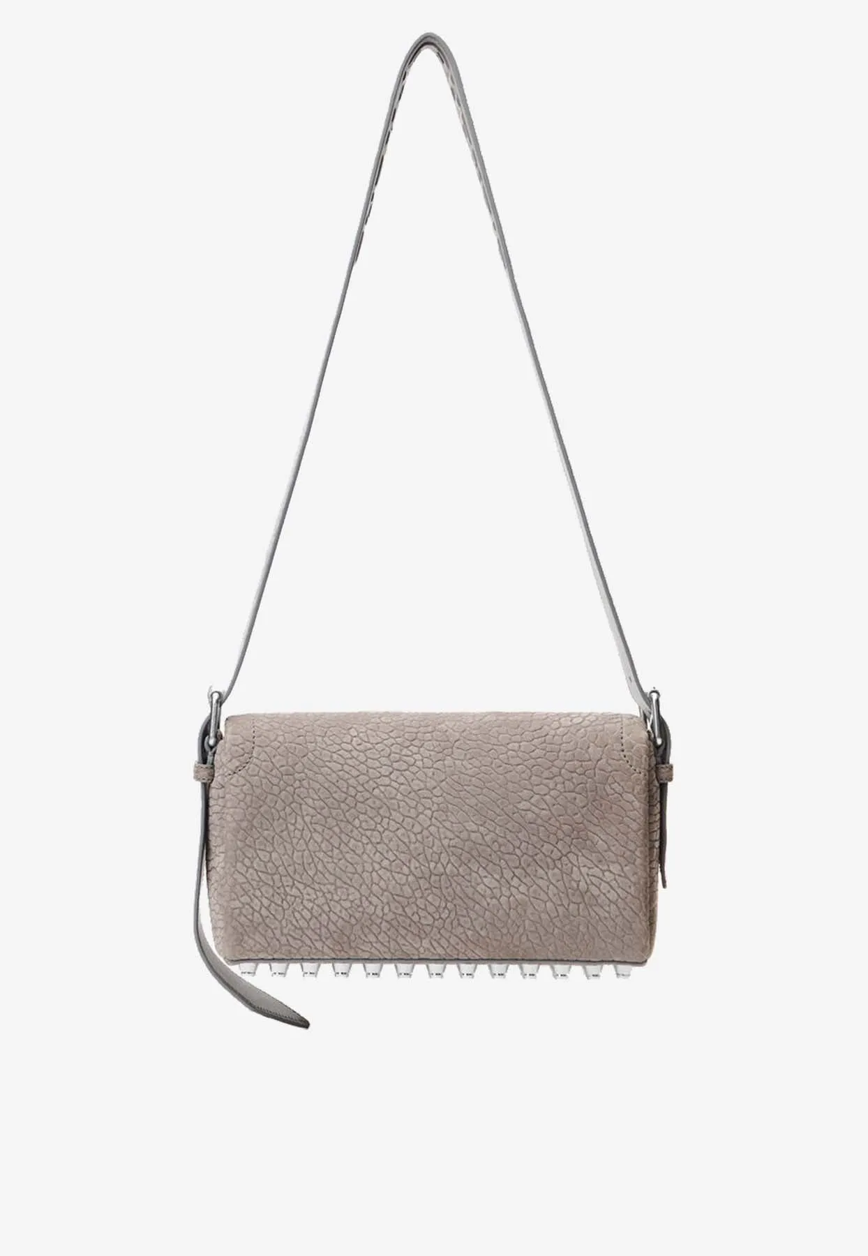 Medium Ricco Nubuck Leather Crossbody Bag