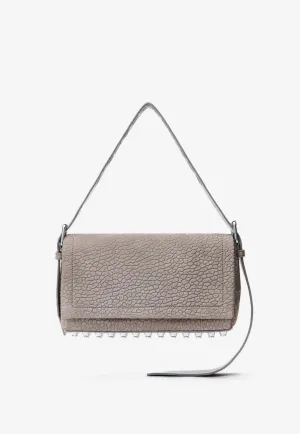 Medium Ricco Nubuck Leather Crossbody Bag