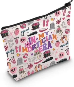 MEIKIUP Mortician Gift In My Mortician Era Makeup Bag Last Responder Undertaker Gift Funeral Director Toiletry Bags (Mortician Bag)