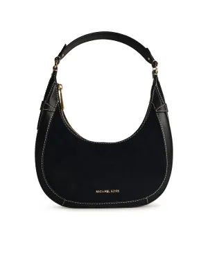 Michael Michael Kors 'Preston' Black Lear Shoulder Bag