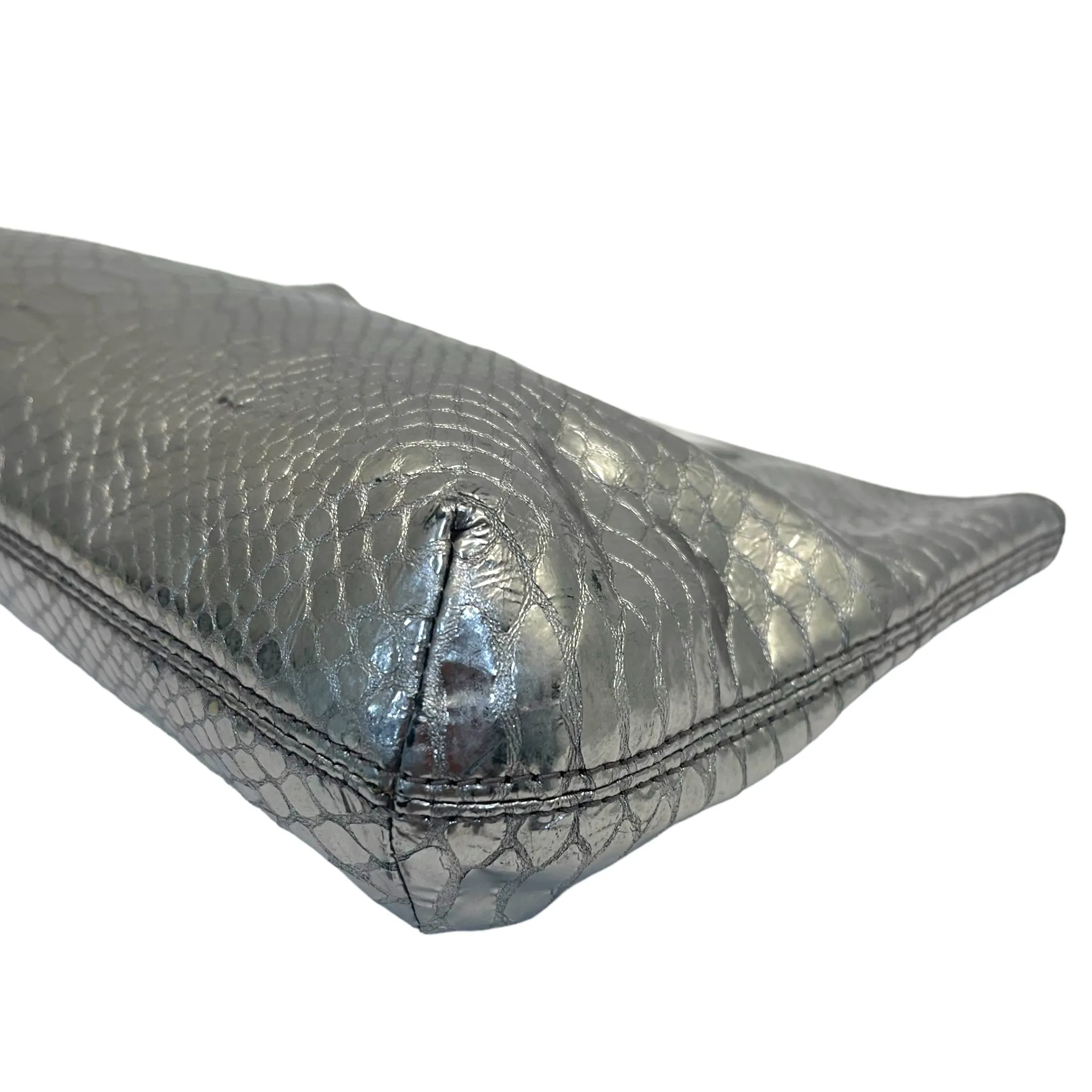 MICHAEL Michael Kors Python Embossed Leather Berkley Clutch