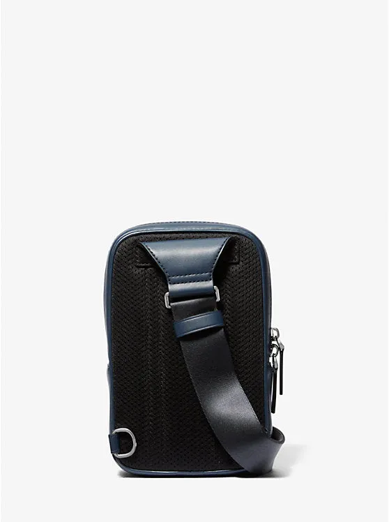 Micheal Kors Cooper Medium Ombre Logo Sling Pack Navy