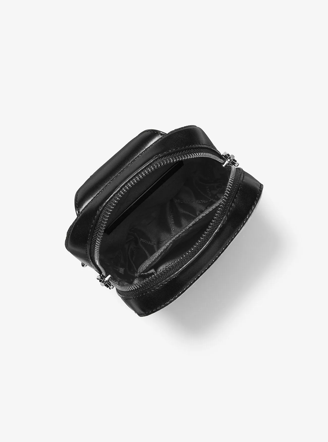 Micheal Kors Cooper Medium Signature Logo Sling Pack Bright Wht