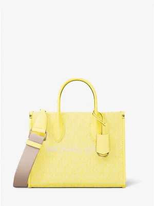 Micheal Kors Mirella Small Signature Logo Crossbody Bag Daisy Yellow