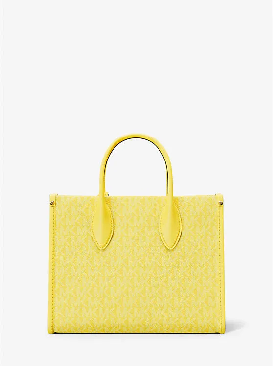 Micheal Kors Mirella Small Signature Logo Crossbody Bag Daisy Yellow