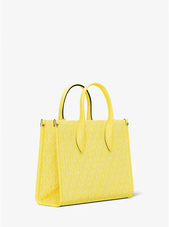 Micheal Kors Mirella Small Signature Logo Crossbody Bag Daisy Yellow
