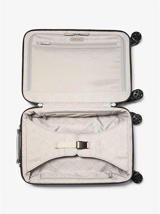 Micheal Kors Small Embellished Signature Logo Suitcase Black