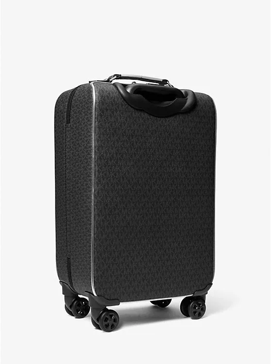 Micheal Kors Small Embellished Signature Logo Suitcase Black