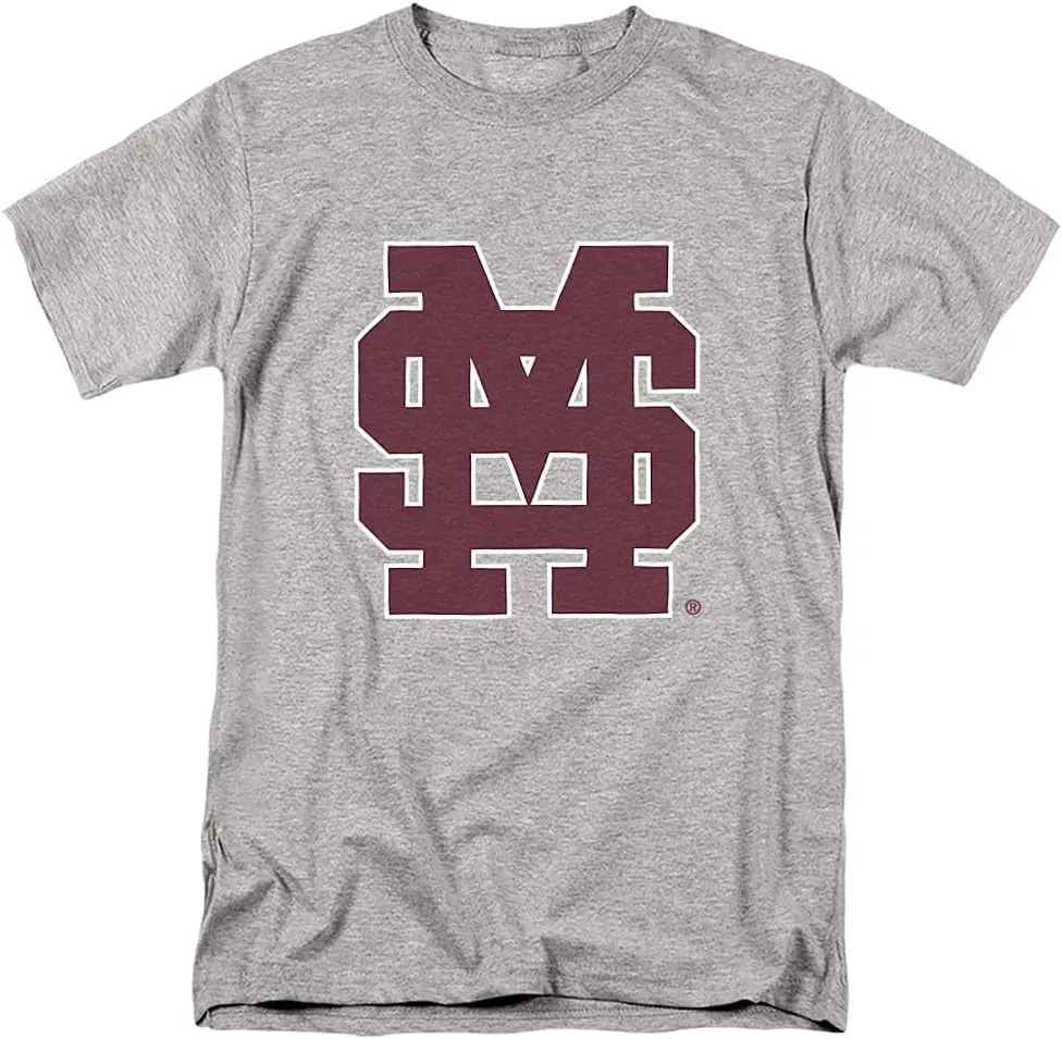 Mississippi State University Official Baseball Logo Unisex Adult T Shirt