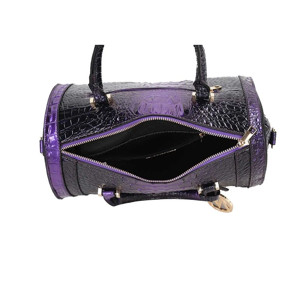 MKF Collection Usal Croc-Embossed Satchel Women's Bag by Mia K