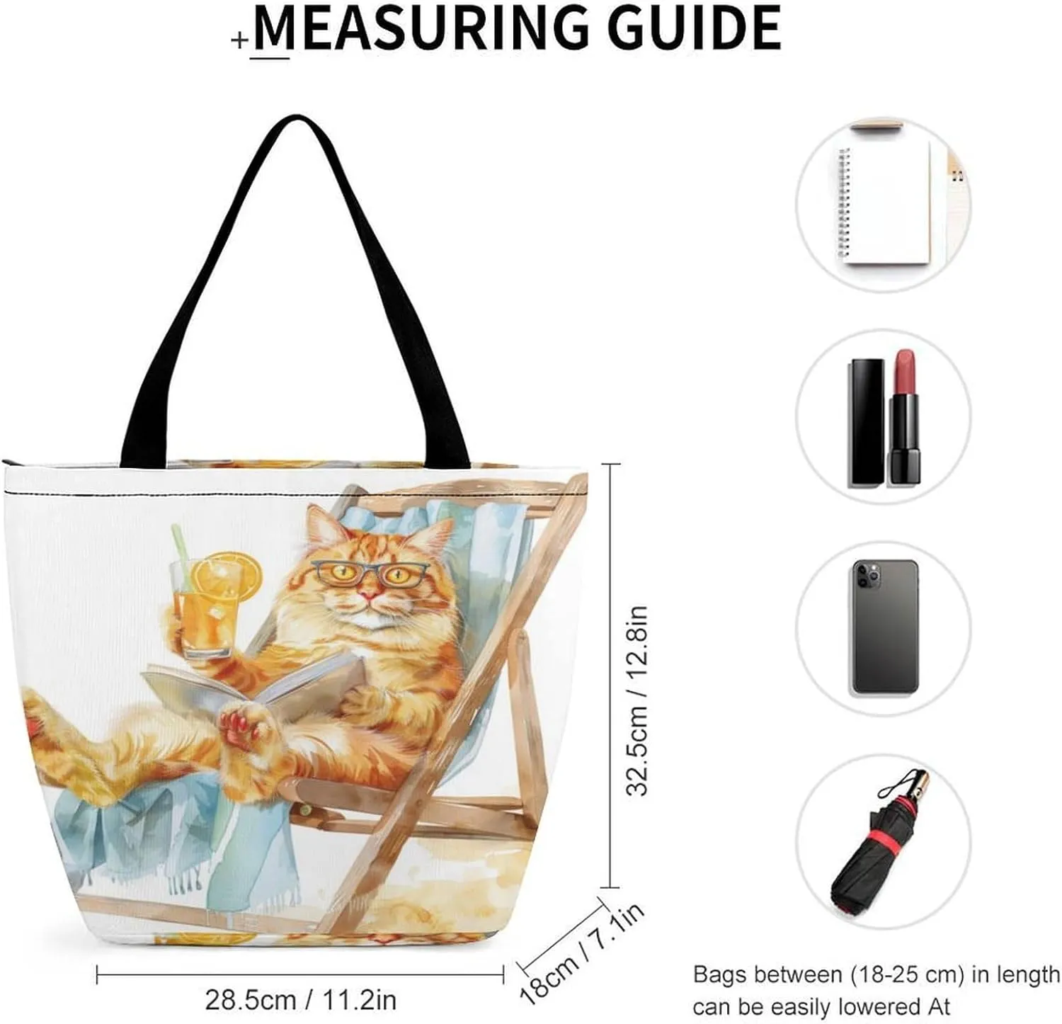 MoBlinko Holiday Cat Women Tote Bags Yoga Reusable Grocery Bagsshoulder Bag Handbag with Zipper