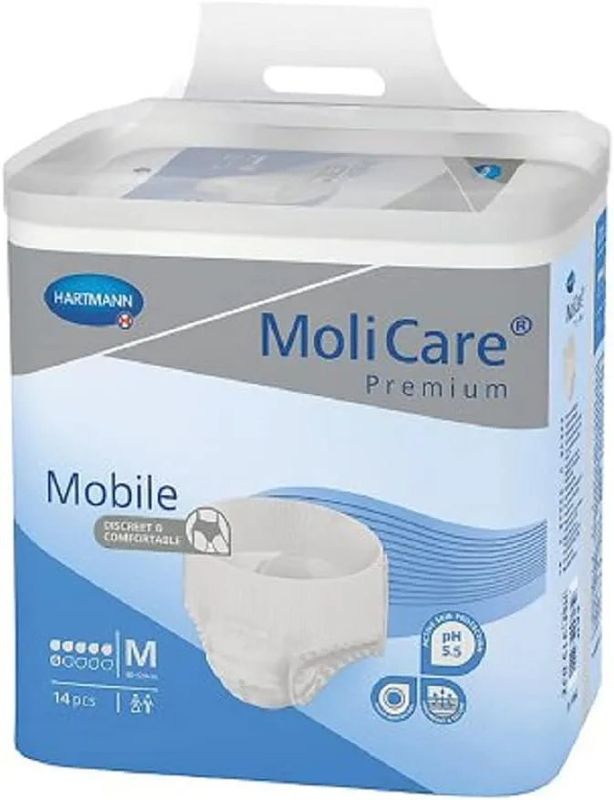 Molicare Mobile Protective Underwear, Medium - 56/Case