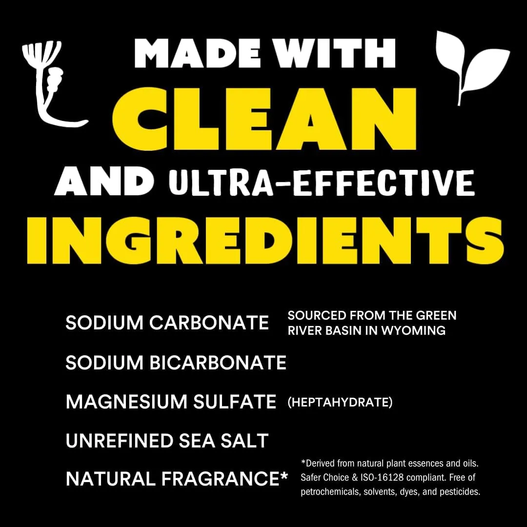 Molly's Suds Original Laundry Detergent Powder | Clean Laundry Detergent Powder for Sensitive Skin | Simple, Effective Ingredients, Stain Fighting | 240 Load (Peppermint)