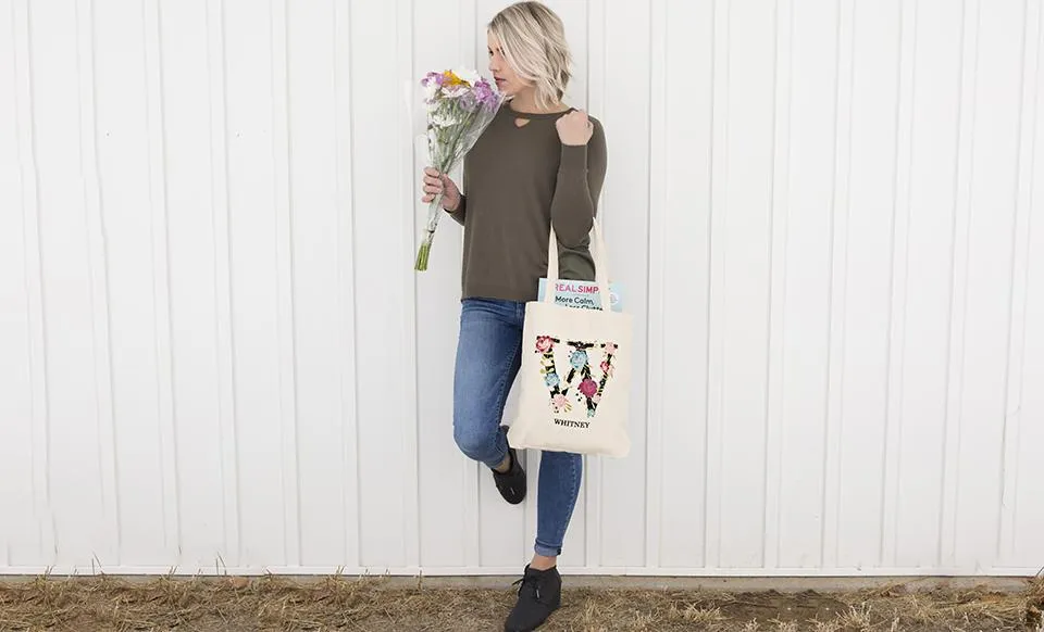 Monogrammed Tote Bags