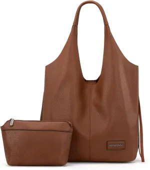 Montana West Slouchy Hobo Bags for Women Soft Designer Shoulder Purses Ladies Top Handle Handbag