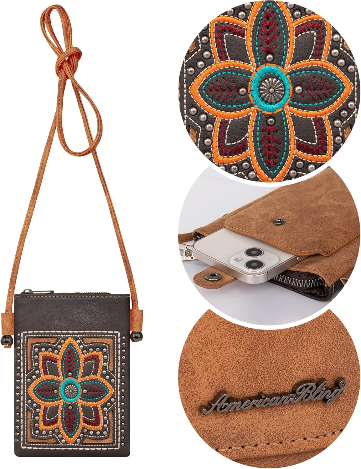 Montana West Small Crossbody Bags for Women Western Cell Phone Purse