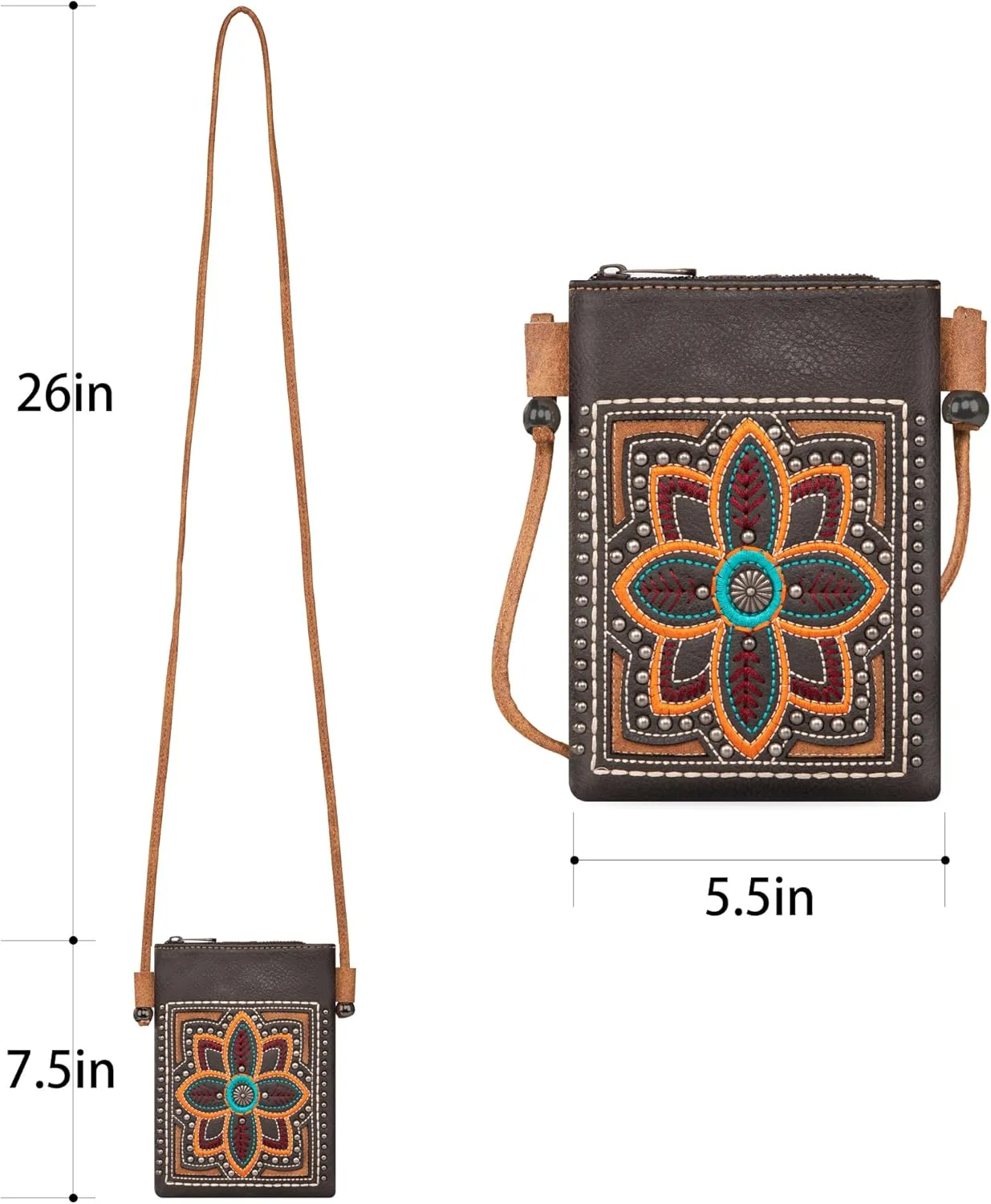 Montana West Small Crossbody Bags for Women Western Cell Phone Purse