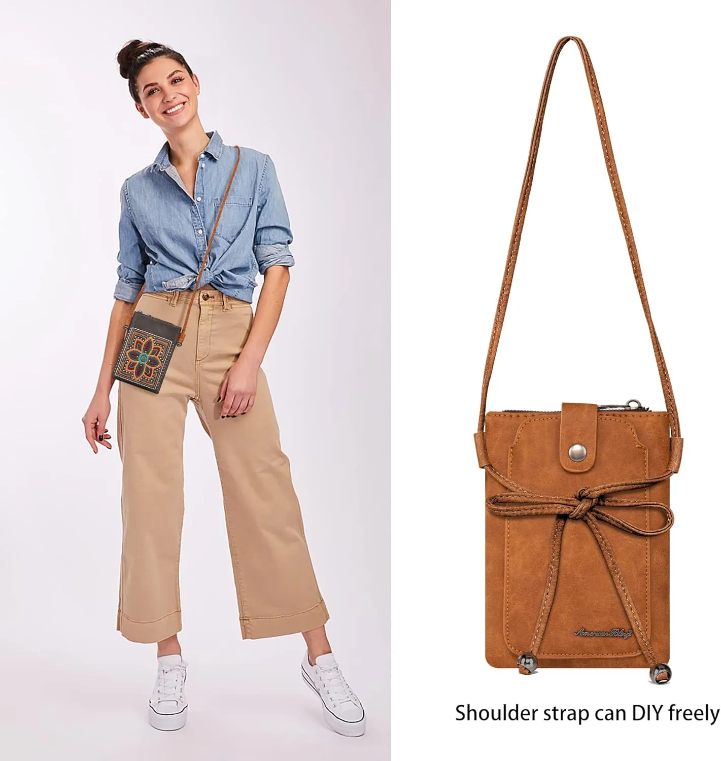 Montana West Small Crossbody Bags for Women Western Cell Phone Purse
