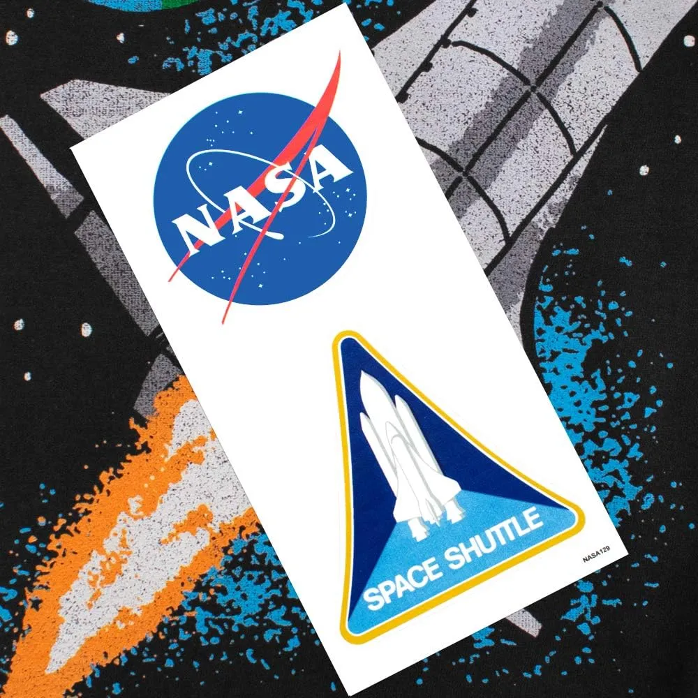 NASA Space Shuttle Program T Shirt & Stickers