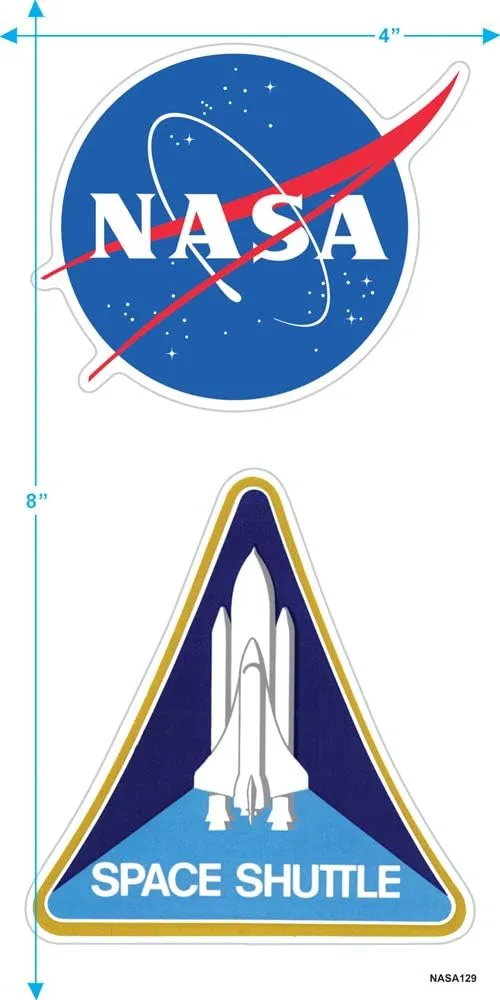 NASA Space Shuttle Program T Shirt & Stickers