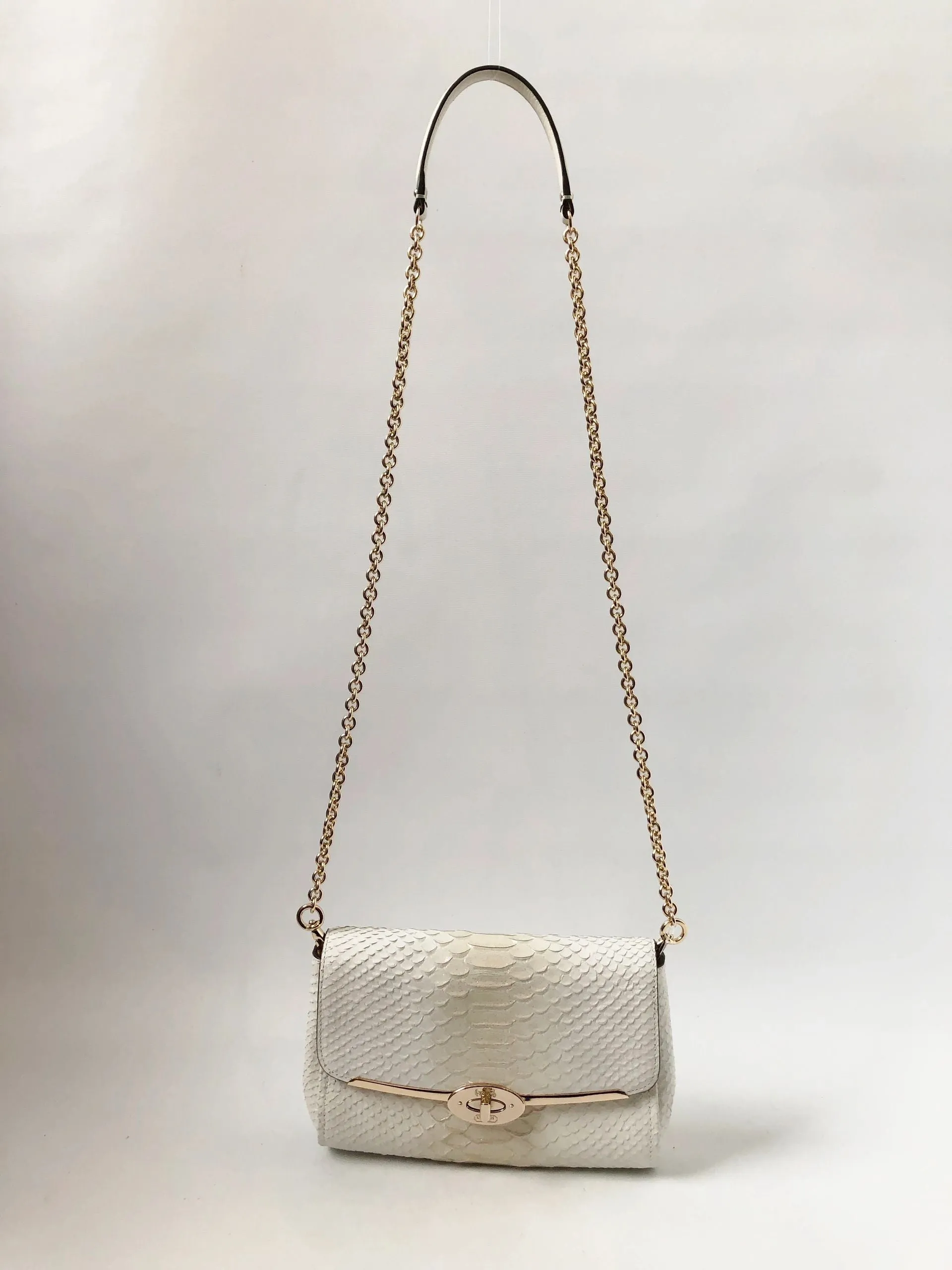 NEW Coach Python Embossed Shoulder Bag