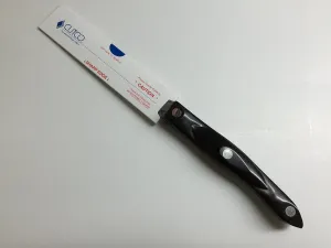 New Item from CUTCO .Model 2159 Steak Knife in Factory-Sealed Plastic Bags.12cm High Carbon Stainless Double-D Serrated Edge Blade and 13cm Classic Dark Brown Handle (Often Called Black).