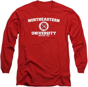 Northeastern University Official Circle Logo Unisex Adult Long-Sleeve T Shirt
