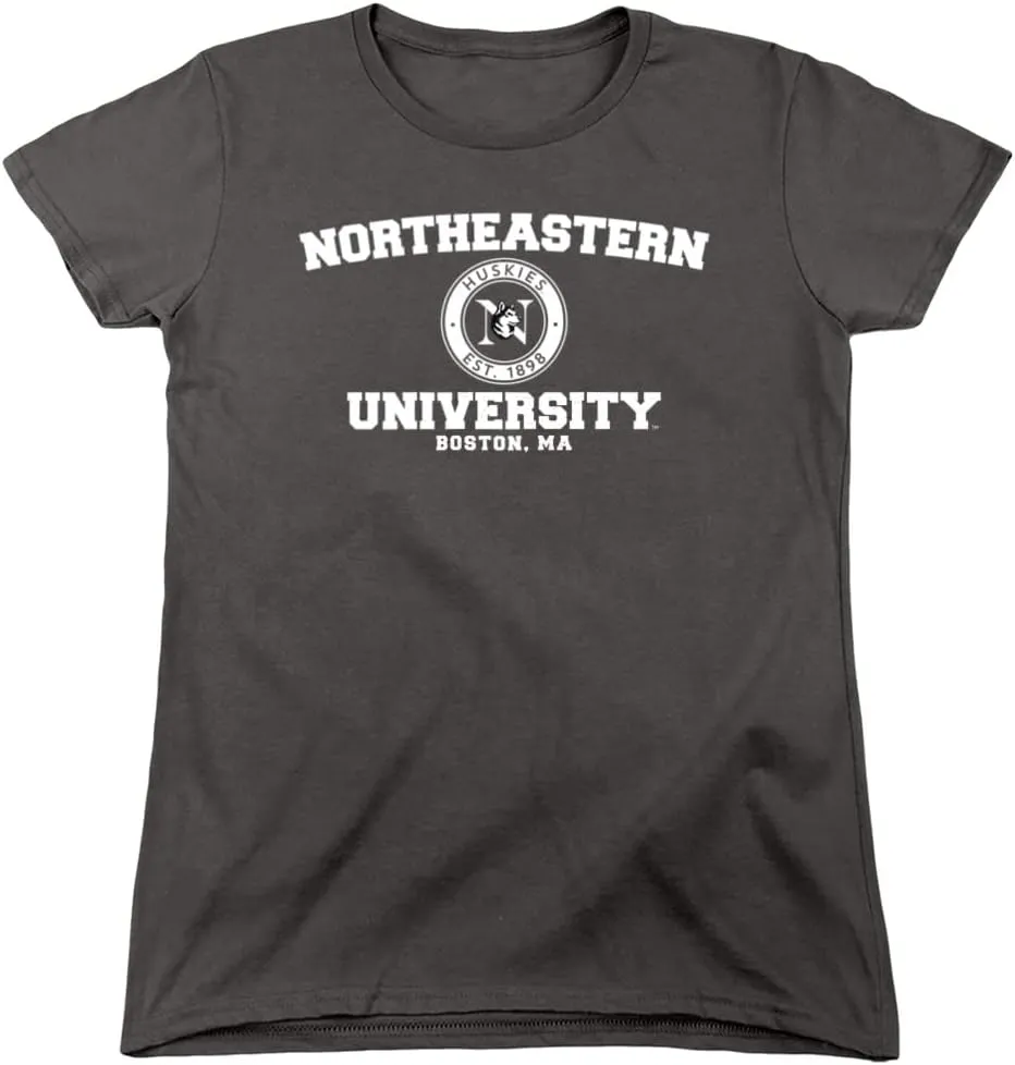 Northeastern University Official Circle Logo Women's T Shirt