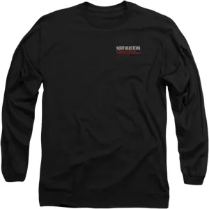 Northeastern University Official D'More-Mckim School of Business Left Chest Logo Unisex Adult Long-Sleeve T Shirt