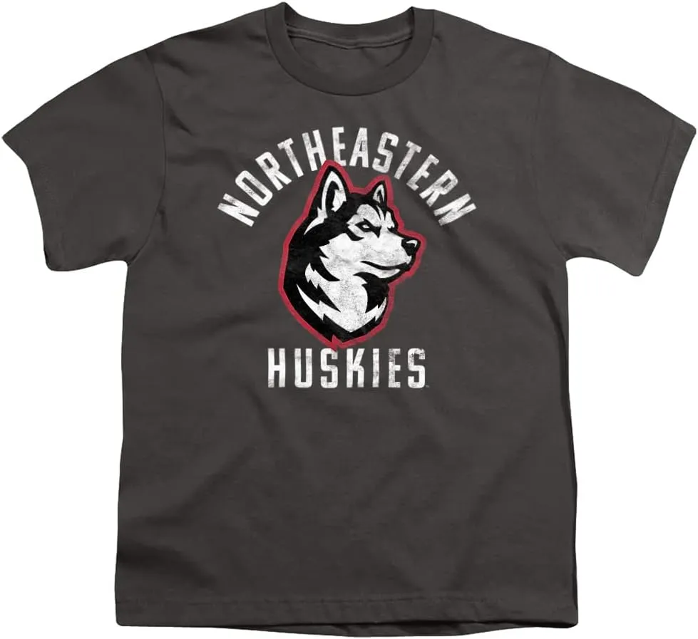 Northeastern University Official Huskies Logo Youth Kids Boy/Girls T Shirt