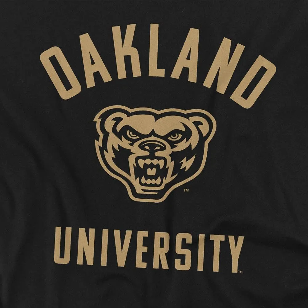 Oakland University Official One Color Grizzlies Logo Unisex Adult T Shirt