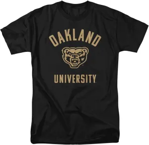 Oakland University Official One Color Grizzlies Logo Unisex Adult T Shirt