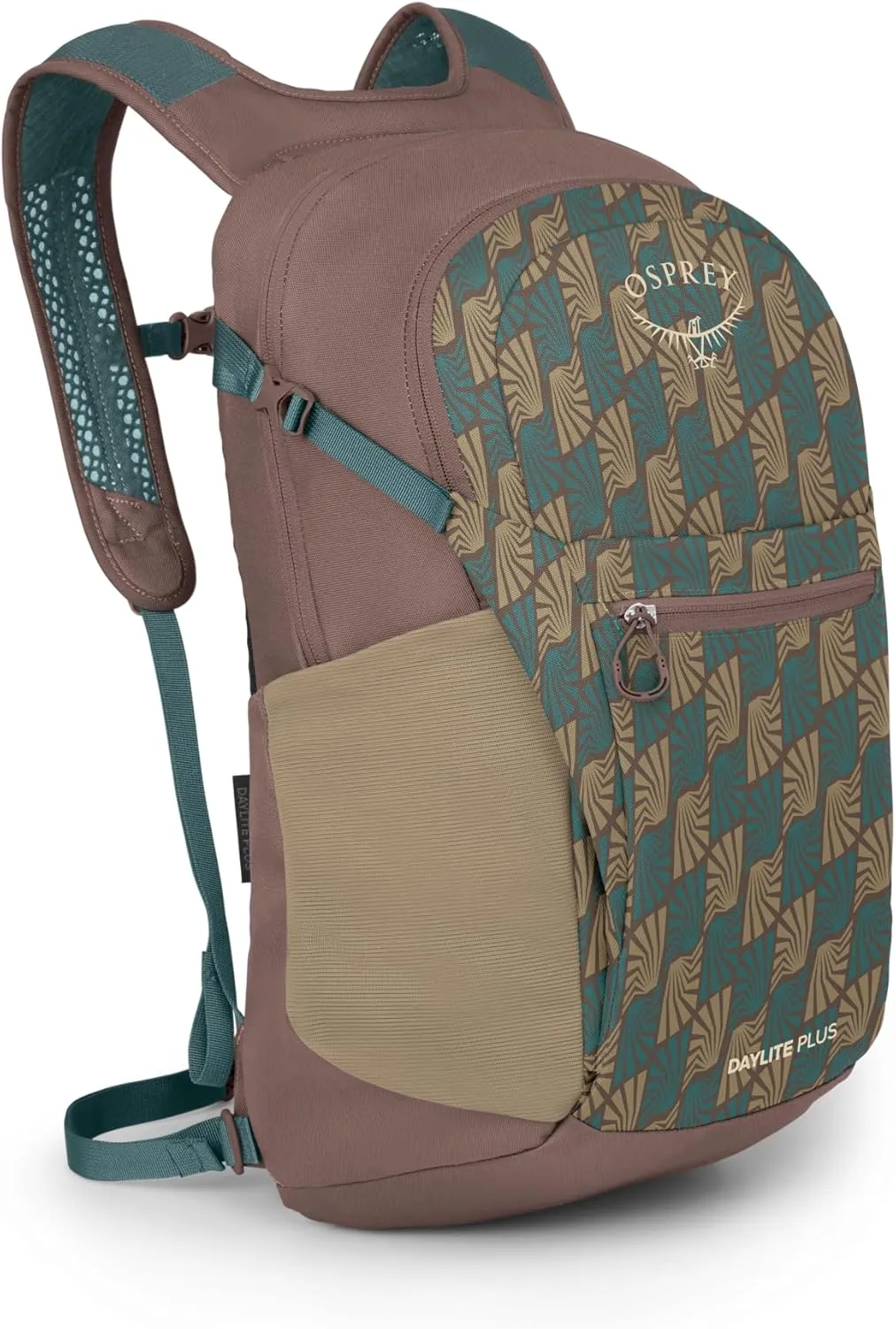 Osprey Daylite Plus Commuter Backpack, Kazuma Print/Magma Brown