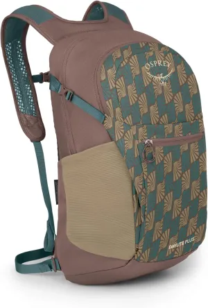 Osprey Daylite Plus Commuter Backpack, Kazuma Print/Magma Brown