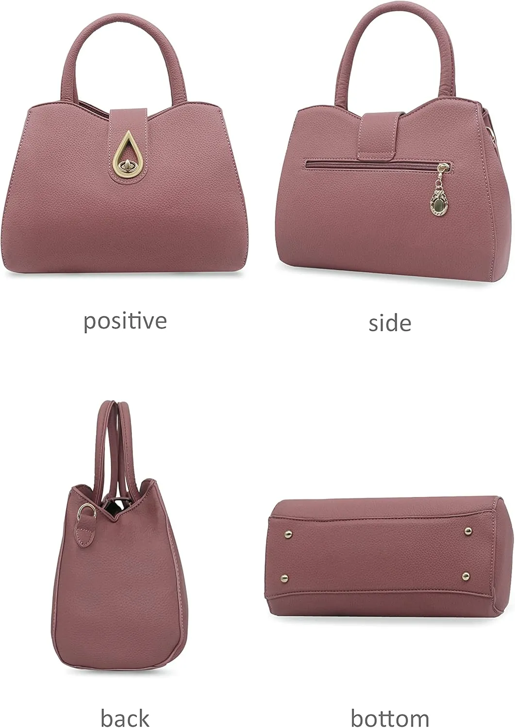 Pahajim Womens Leather Purses and Handbags Top Handle Satchel Bags Tote Bags Tote Purses for Women