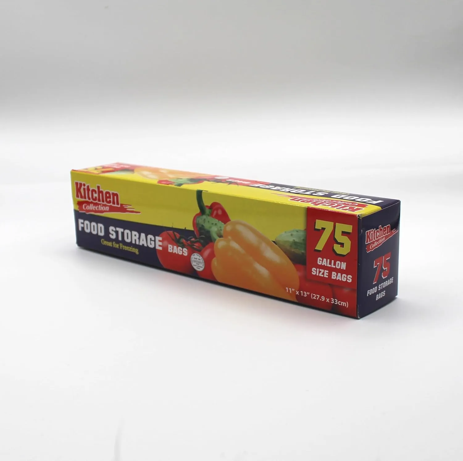 PARTY BARGAINS 1 Gallon Size Food Storage Bags with Twist-Ties. [450 Bags] (6 Boxes of 75 Bags Each) 11 x 13 inches. Easy & Convenient for Kitchen, Office, Commercial, & Home use