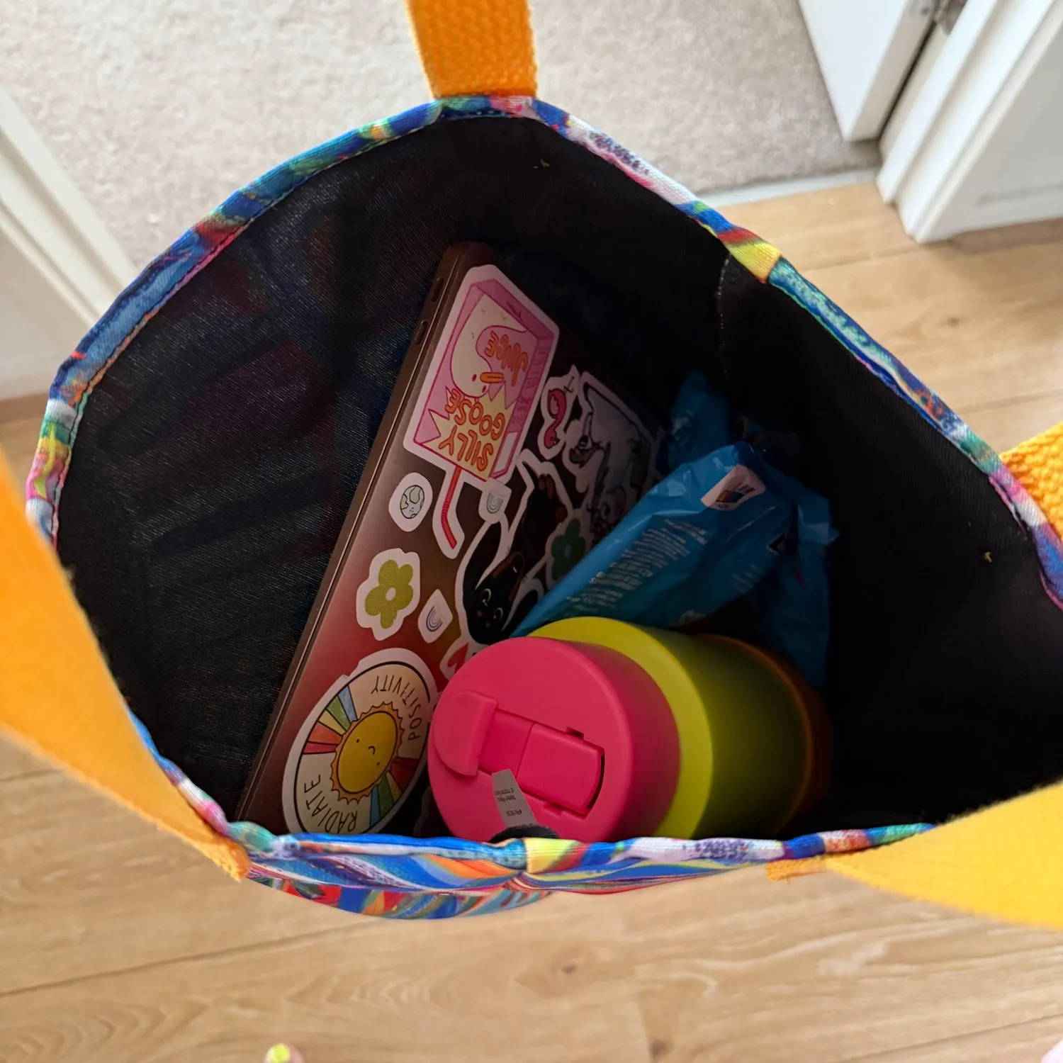 Pastel Rainbow Tote Bag