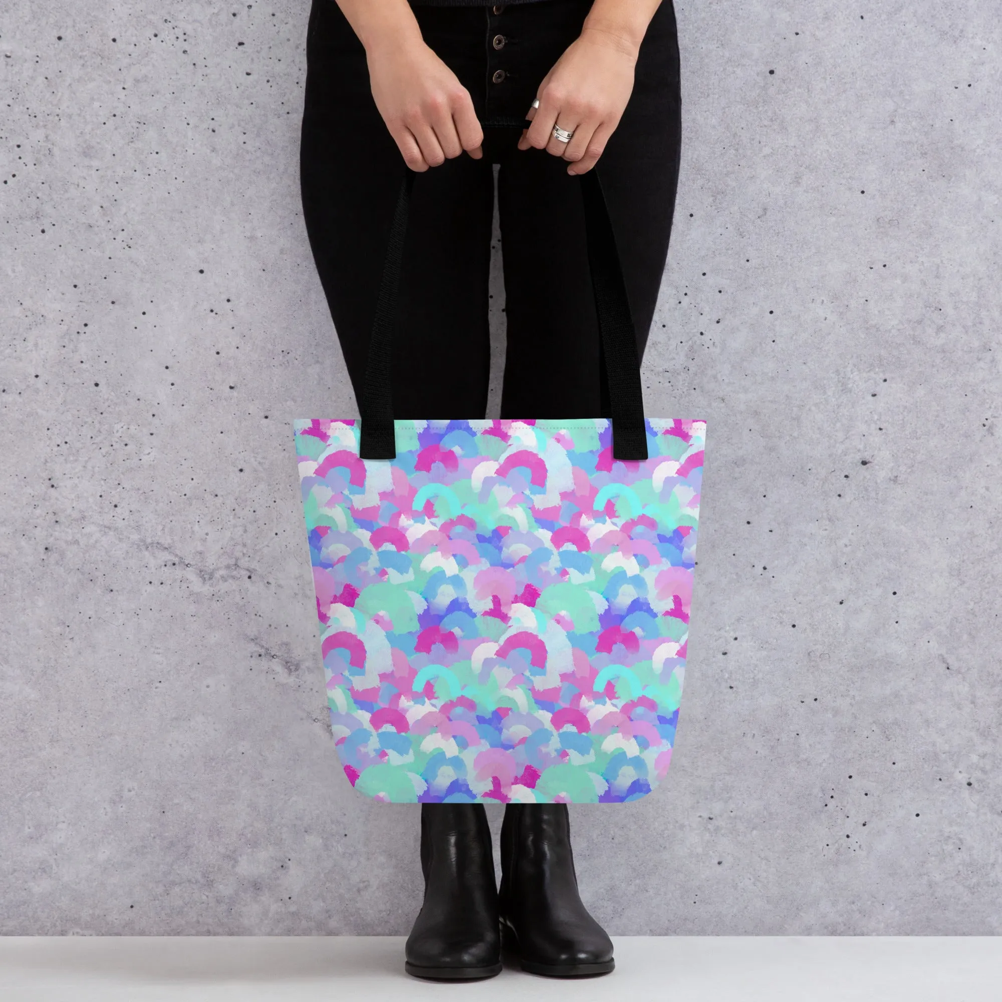 Pastel Rainbow Tote Bag