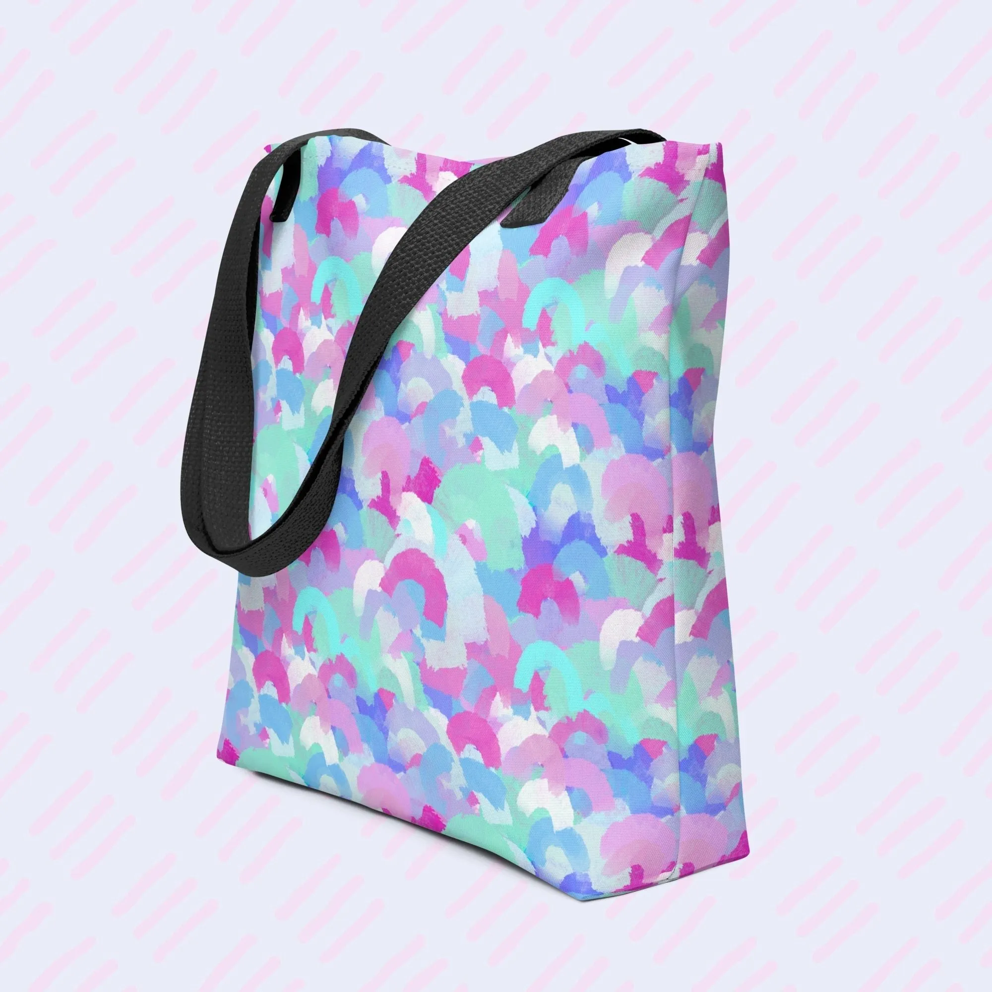Pastel Rainbow Tote Bag
