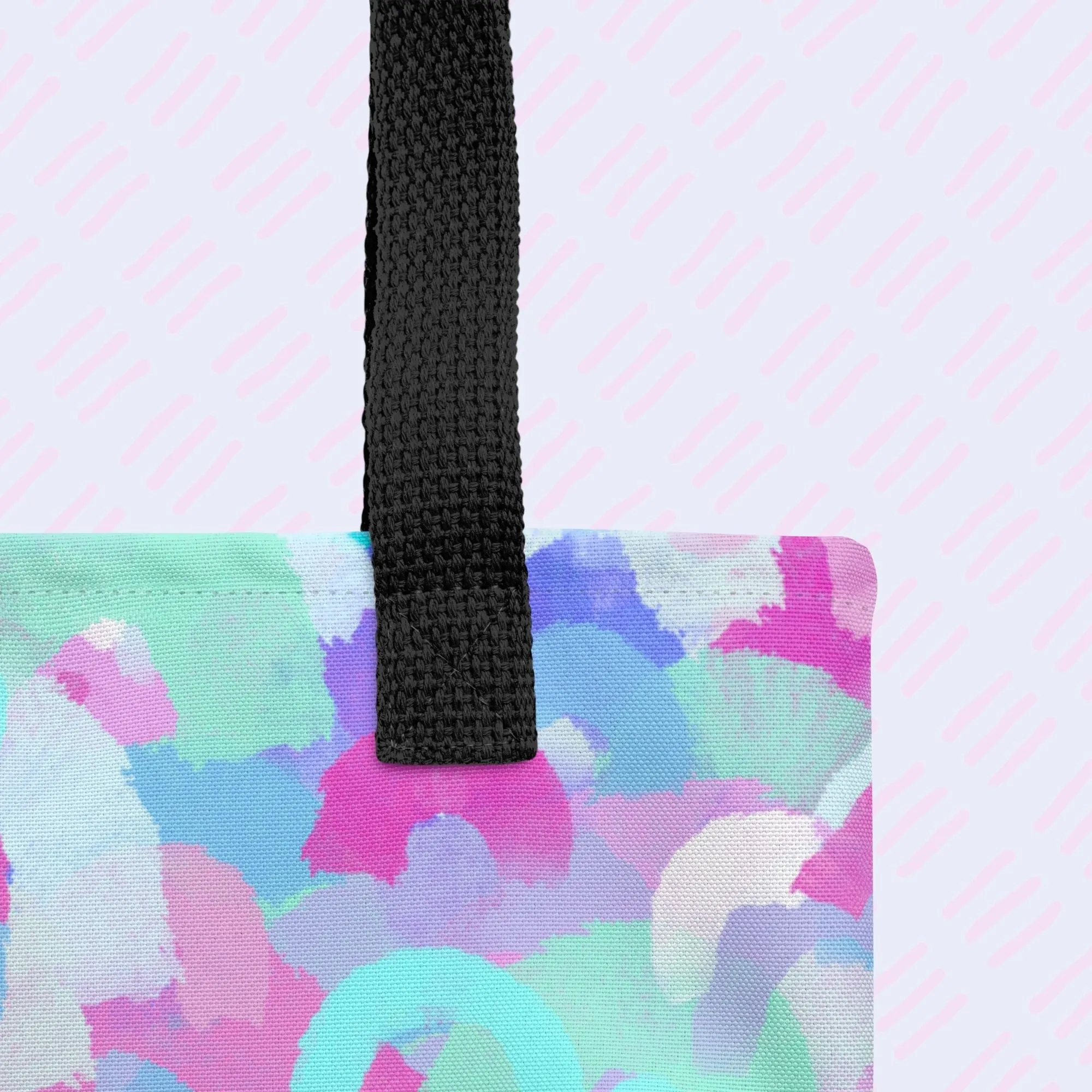 Pastel Rainbow Tote Bag