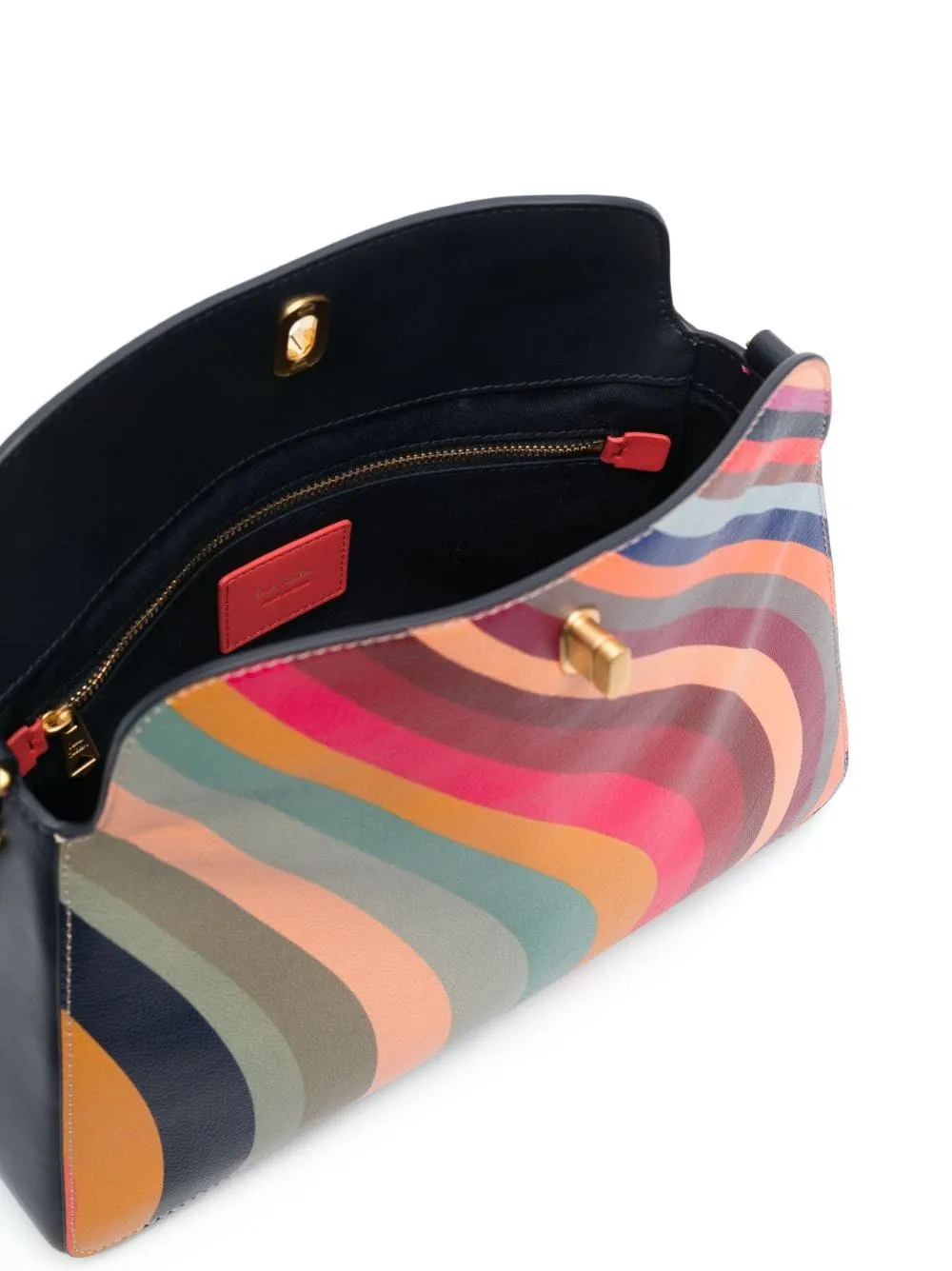 Paul Smith Swirl Leather Shoulder Bag
