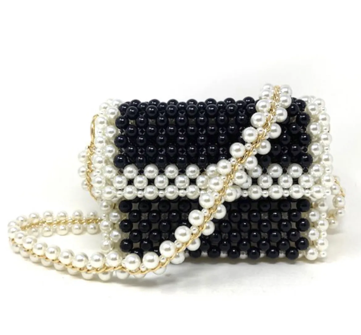 Pearl Beaded Crossbody