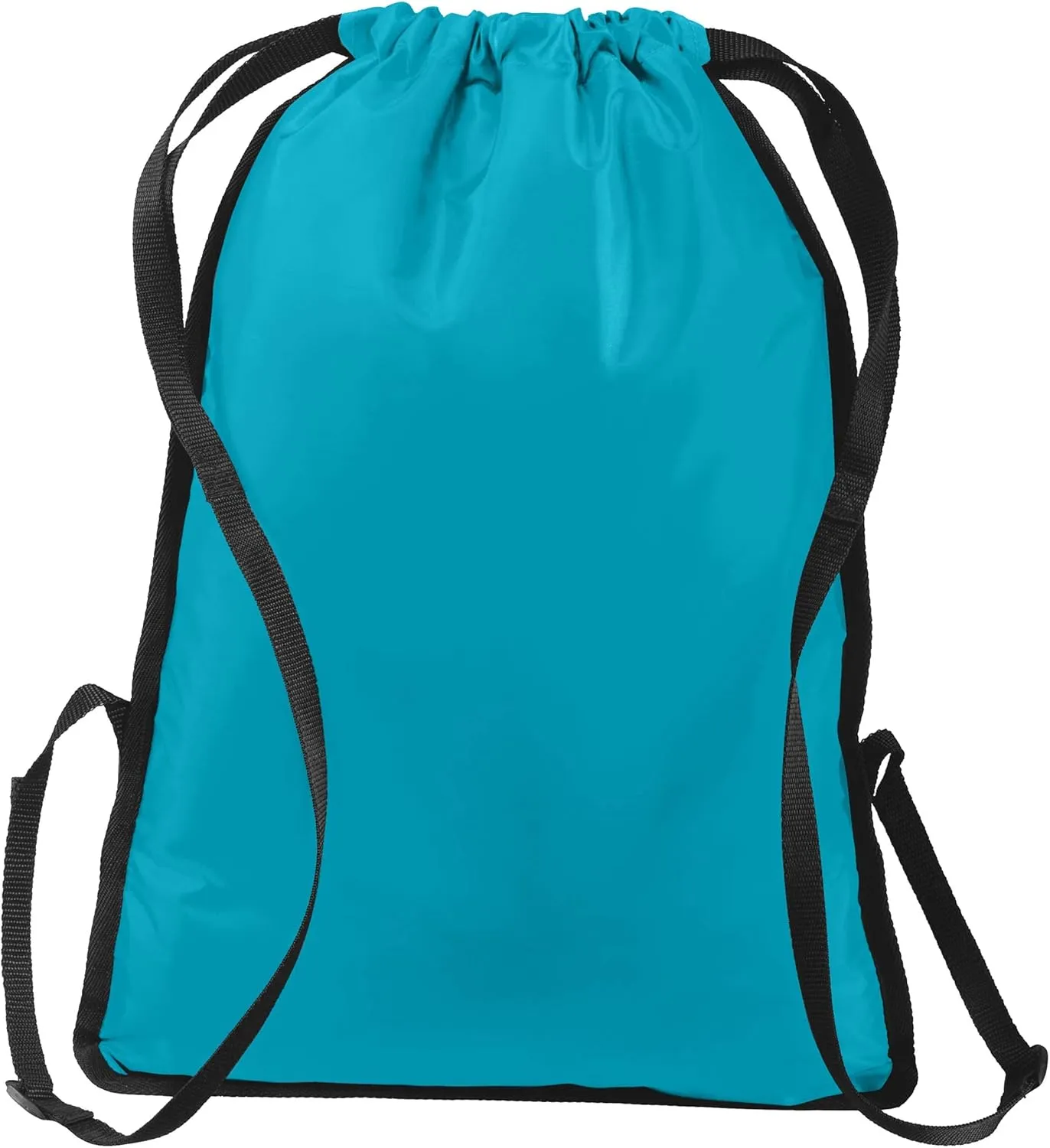Personalized Cinch Bag with Zipper - True Royal/Black Custom Bag for Women | Small Gym Drawstring Bag | Promotional Items with Your Logo and Design