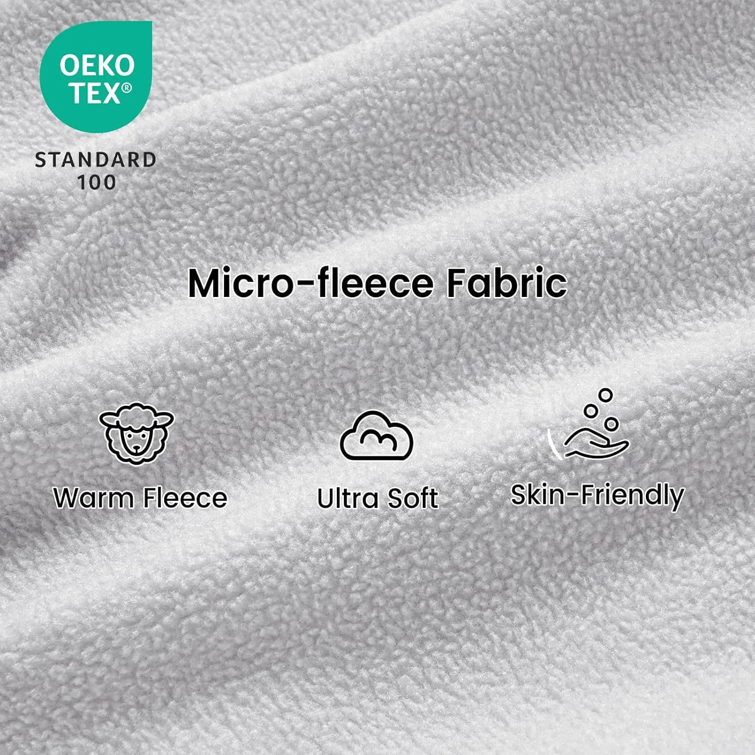 PHF Warm Micro-Fleece Baby Sleep Sack 6-12 Months, Soft Baby Wearable Blanket, 2-Way Zipper Sleeping Bags, 2 Pack Comfy Sleeping Sack for Infant Newborn Boys, Medium Size, Grey & Sage Green
